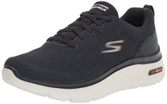 Skechers -Go Walk Hyper Burst -Nanocore-Men's Walking Shoes-216077-Nvor-Nvy/Orng Uk6,Black