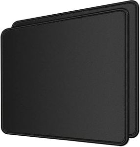 JSY Marca Amazon Juego de 2 Alfombrillas de Mouse para Juegos, cómodas Alfombrillas de Mouse con Bordes cosidos y Base de Goma Antideslizante para PC, Laptop, Oficina, Juegos de computadora (24 x