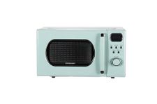Cookology RETDD20MG Freestanding Retro Microwave - 20 Litre Capacity - With 25.5cm Turntable - 800W Microwave - 8 Auto Cooking Programs - 5 Cooking Power Levels - Defrost Setting - Mint Green
