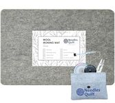 Wool Pressing Mat 18" X 12" | 100% Natural Wool Ironing Mat for Quilting Ironing Station - Wool Ironing Pad Quilters Pressing Pad - Magic Pressing Mat Results on Quilting Ironing Pads For Quilters