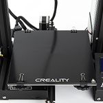 Official Creality 3D Printer Platform Heated Bed Build Surface Upgrade Tempered Glass Plate for Ender 3/Ender 3 Pro/Ender 3 V2 Neo/Ender 3 S1/S1 Pro/Ender 5 Pro 3D Printer 235x235x4mm