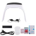 R A Products 7 colors Omega light led facial mask red light pdt led therapy mask for skincare with steam