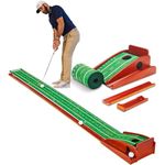 PERFECT PRACTICE Perfect Putting Mat - Official Putting Mat of Dustin Johnson, Compact Edition