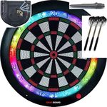 GRAN BOARD 3s LED Bluetooth Dartboard Green with Special Bracket & ChoukouTip50pics