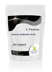 L-Taurine 1000mg 180 Veg Tablets Pills Health Food Supplements Nutrition Amino Sulfonic Ketoisocaproic Acid HEALTHY MOOD