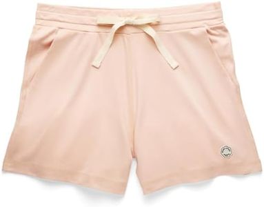 MON CHOU Women’s 100% Organic Peruvian Pima Cotton Shorts – 4" Inseam, Relaxed Fit, Elastic Drawstring Waist – Loungewear (Bloom, X-Small)