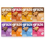 Graze Oats Snacks Variety box - 32x30g oats bars - Packaging may vary - Total 32 Snacks Selection Box