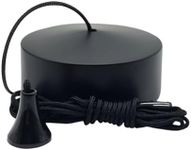 SAMOTECH Essentials 2WAY 6A Bathroom Light Pull Cord Ceiling Switch (Matt Black)