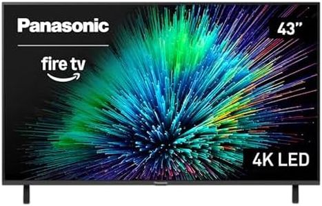 Panasonic W70 Series (2025 Model) 43" LED 4K Ultra HD Smart Fire TV, Press & Ask Alexa, Apple AirPlay, HDR10+, HDMI 2.1, and Bluetooth Support - 43W70BP