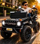 Trenzo Kids Electric Ride On Car for 2–6 Years | 4x4 Style Battery Operated Toy Car with Steering Wheel, Music, LED Lights | Indoor & Outdoor Ride On Vehicle for Boys & Girls