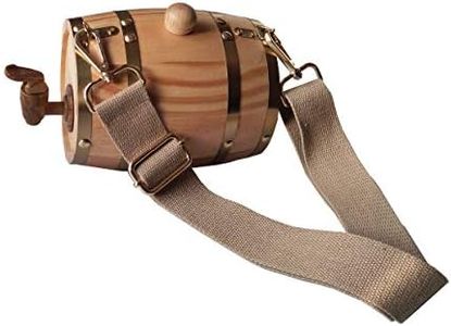 st Bernard Rescue Barrel Collar,Whiskey Barrel st Bernard kit Barrel Ornament,,1/2 Liter Size Keg with Adjustable Hoops for Saint Bernard (1/2 L)