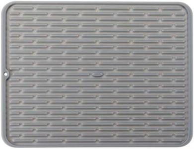 OXO 1410880 Good Grips Drying Mat, Grey, Large Rectangle