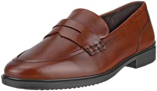 ECCO Women's Dress Classic 15 Penny Loafer, Cognac, 9-9.5