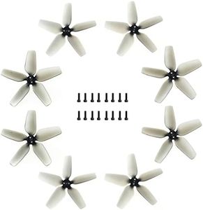 DJI Avata Drone Propellers Replacement for DJI Avata Drone Accessories w/Screws (Smoke Gray, 8 Pcs - 4 CW + 4 CCW)