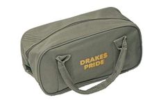 DRAKES PRIDE 2 BOWL CROWN GREEN BOWLS ZIP BAG** (GREY)