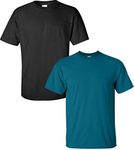 Gildan Mens Ultra Cotton Adult Pack Fashion t Shirts 2-Pack Black-Galapagos XL