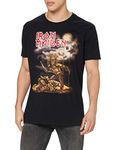 Iron Maiden Unknown Sanctuary Men's Short Sleeve, Black (Black), XL