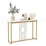 Giantex 120cm Entryway Table Faux M