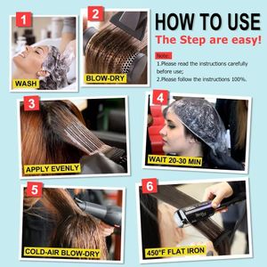 Brazilian Keratin Hair Straightening Kit – Smoothing Treatment