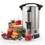 Giles & Posner EK2907 Electric Hot Water Dispenser Urn – 7L Mulled Wine Urn, Tea/Coffee/Pumpkin Spice Drinks Boiler With Tap, Adjustable Temperature, Drink Warmer For Catering, Office, Parties, 1500 W