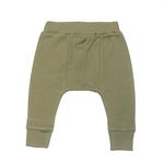 PARADE Organic Harem Pants - Essentials Olive 6-12 Months