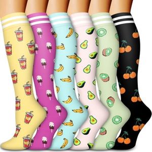 Bluemaple Copper Compression Socks For Women & Men Circulation - Best for Running,Nursing,Hiking,Flight&Travel
