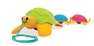 Giggles - Linking Turtle, 2 in Pull Along Toy, Walking, Stacking and Linking, 12 Months & Above, Infant and Preschool Toys