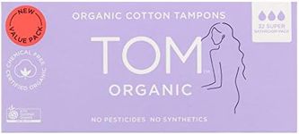 TOM Organic Super Tampons, 32 count