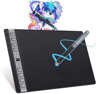 HUION Inspiroy 2 L H1061P Graphics Tablet with 3 Group Keys + Scroller and Battery-Free Pen PW110, 10.5 x 6.56 inches Digital Art Tablet for Mac, Windows, Chrome OS, Harmony OS, Linux & Android