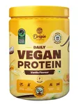 Origin Nutrition 100% Natural Vegan Protein Powder, Easy to Digest Vanilla Flavour with 25g Plant Based Protein, Gluten Free, Dairy Free, No Added Sugar, Soy Free, Non - GMO, Jain, 7 Servings, 274g