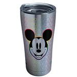 Tervis Disney Mickey Rainbow Triple Walled Insulated Tumbler Travel Cup Keeps Drinks Cold & Hot, 20oz Legacy, Stainless Steel