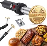 Terwex Custom Electric Branding Iron for Burgers - Logo Branding Irons Personalized for Food Cake Bread Meat Coconut, Temperature-Controlled Brass Letters Burning Stamp, BBQ Gifts Grill Accessories