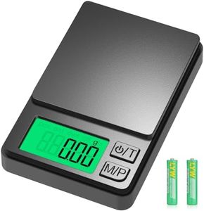 Mini Scales, [1000g/0.01g] Diyife Small Pocket Scales, High Precision Portable Weighing Scales with Cover, Fast Read with Back-Lit LCD Display, for Jewellery Gold Coffee Coin Herb Lab-Black