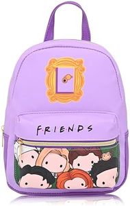 Fast Forward Friends Backpack for Women, Men, Unisex | Cute PU Leather 10" Friends Mini Backpack Purse Shoulder Purse | Friends Bag and Friends Accessories, Friends, Daypack Backpacks