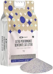 PETORITY Bentonite Cat Litter 6.5KG, Ultra Performance Sodium Carbonate Mixed Clumping Kitty Litter, Odor Eliminate Actively, Fast Cohesive Clumps, Dedusted & Clean, Long Lifespam Litter