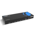 Orei 4K 1x4 HDMI Splitter Duplicater by OREI - with Down Scaler 4 Ports with Full Ultra HD, HDCP 2.2, Upto 4K at 60Hz, 1080p & 3D Supports EDID Control - UHDPRO-104, Model Number: UHD-PRO104
