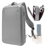 ZINZ Slim Laptop Backpack 15 15.6 16 Inch with Variable Capacity and USB Port, Anti-Theft Business Backpack Water-Resistant Travel Backpack Daypack, One-pices Shell Never Deformation,G01Y01