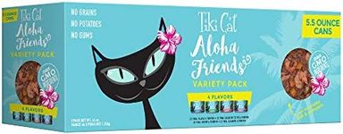 Tiki Cat Aloha Friends Tuna Wet Food Variety Pack, 5.5 oz., Count of 8