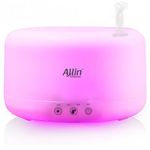 Allin Exporters 1000ml Touchpad Diffuser with Essential Oil 7 Color Changing LED Lights Cool Mist Timer Ultrasonic Humidifier for Home Baby Bedroom & Office (1Pc, Multicolour)