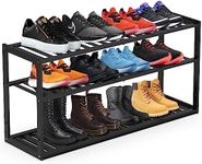 Jripae Bamboo Shoe Rack for Closet,