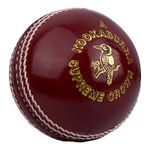 Kookaburra Supreme Crown Cricket Ball 5.5oz, Red, Mens