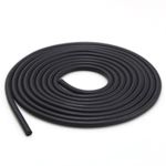 Trimold Backer Rod for Gaps and Joints, Black Rubber Caulk Saver Weather Stripping Concrete Filler Rope (6mm Diameter x 5m Length)