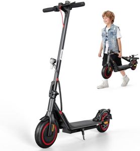 iScooter Kinder E Scooter für Kinder ab 10 Jahre, 500W Max 20km Reichweite Eektroroller, ABE Faltbarer E Roller für Kinder 14 straßenzulassung mit 8,5 Zoll Luftreifen, APP, 3 Fahrmodi 6/15/20km/h