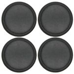 Fielect 4pcs Speaker Dust Cap 45mm/1.77inches Diameter Subwoofer Paper Dome Coil Cover Caps