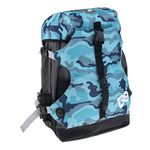 SM SunniMix Inline and Ice, Roller s Premium Skating Backpack for Storage Skates Shoes Boots Sports Gear, Camo