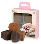 Genuine Fred Sweet Mistakes Chocolate Erasers, Set of 4, Scented, Fun for School, Home, or Office, Fun Valentine's Day Gift