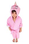 Comfortlooms Kids-Hooded Unicorn/Prince/Princess Bath Robe|Comfortable pure Cotton Bathrobe - Suitable for Birthday/Diwali/Christmas Return Gift|Princess Accessories for Boys & girls