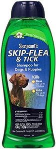 Sergeant's Skip-Flea and Tick Shampoo for Dogs, Clean Cotton, 18 oz