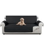 TAOCOCO Sofa Covers 3 Seater,Settee Covers,Sofa Slipcovers,Pet Couch Covers,Non Slip Sofa Covers,Washable Sofa Protectors for Dogs(Black)