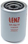 Lenz Replacement Filter Element - 10 Micron Hydraulic Filter Canister - Hydraulic Return Filter, 20 Max GPM, 200 Max PSI, 1”-12 UNF Thread Size - Spin-on Replacement Filter for Hydraulic Systems, 1 lb